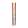 Wood skis