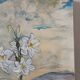 List of tigridias and hollyhocks, signed Maurice Bouillot 1972