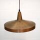 Vintage Copper Pendant Lamp: 1960s Scandinavian Design