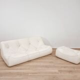 Kali sofa and pouffe set designed by Michel Ducaroy in 1970