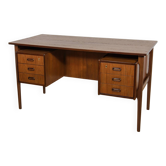 Mid-Century Freestanding Teak Desk, Denmark, 1960s