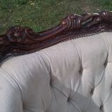 Banquette 3 places style Baroque Rococo