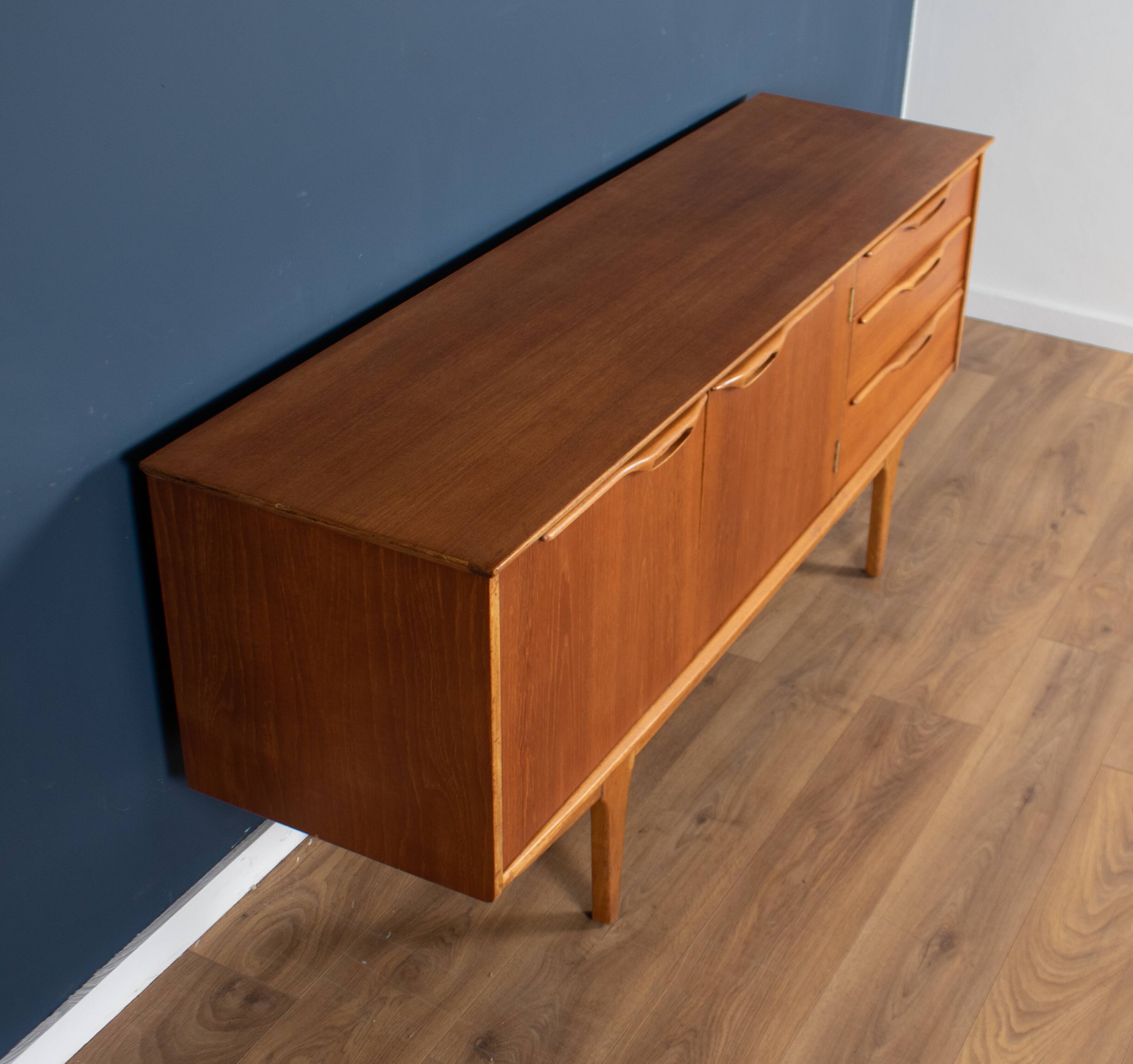Retro teak 1960s short jentique classic mid century sideboard