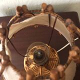 Rattan table lamp