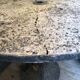 Table de jardin faux bois style Rocaille