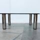 Table basse postmoderne Marcuso en verre par Marco Zanuso pour Zanotta, années 1960