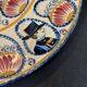 Quimper faience oyster plate from the 1930s - D=41cm H=3cm