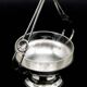 Art Nouveau sugar bowl, silver-plated brass, Poland, 1930s