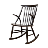 Rocking chair IW3 by Illum Wikkelsø for Niels Eilersen