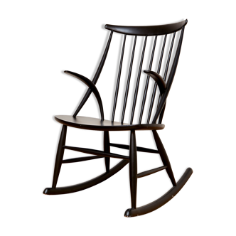 Rocking-chair IW3 par Illum Wikkelsø pour Niels Eilersen