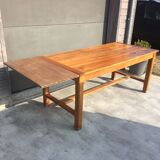 Stretchy farm table Walnut 1969