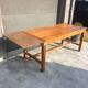 Stretchy farm table Walnut 1969