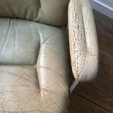 Leather armchair 70's