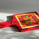 Vintage Red Plate Mat