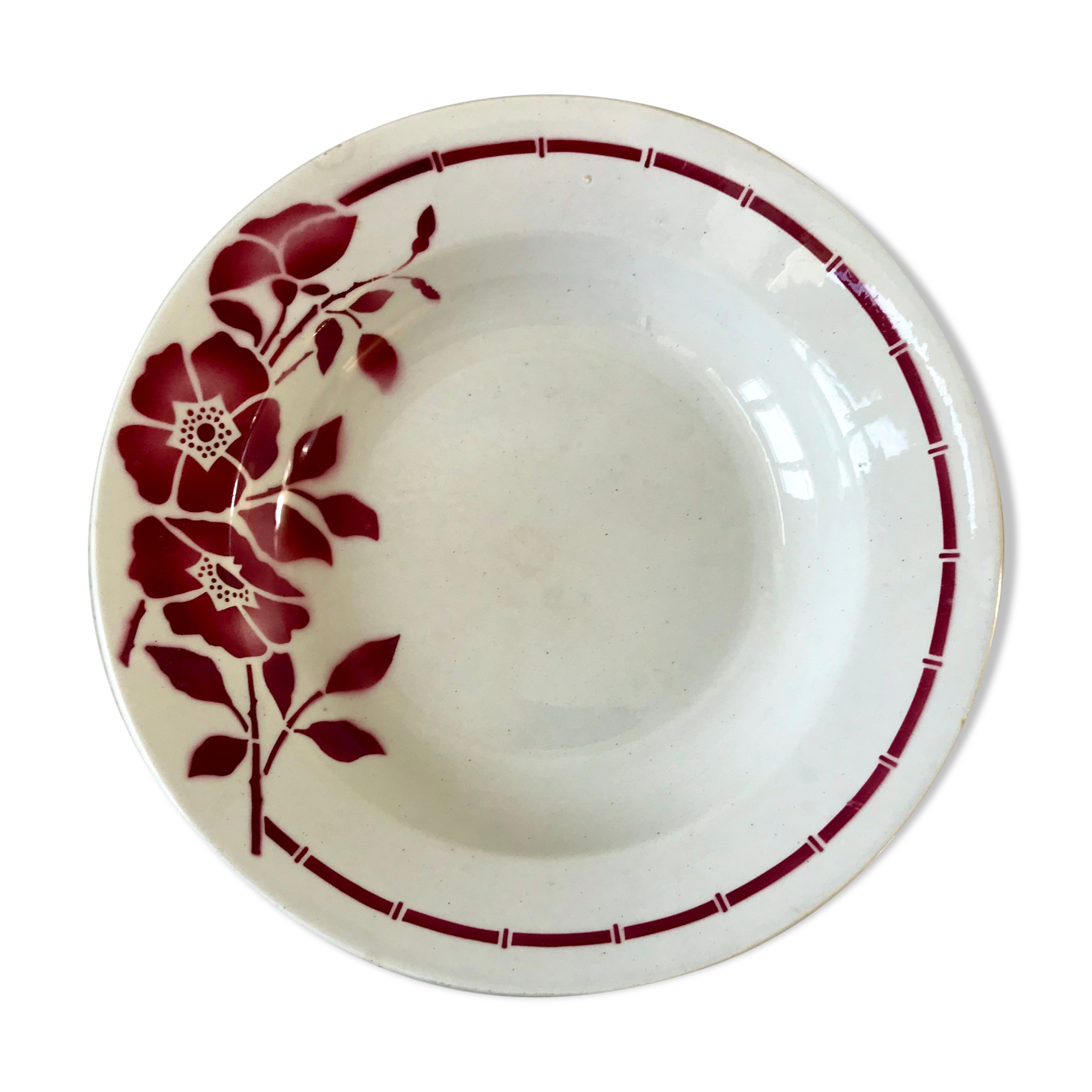 Hollow dish Céranord Saint-Amand 30s
