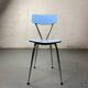 Blue Formica chair