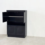 Brutalist 1970's Belgian bar cabinet