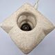 Lampe sculpturale en calcaire en forme de hibou par Albert Tormos, France