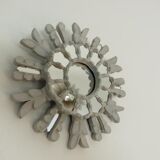 Wooden sun mirror with art deco inlays 40/50