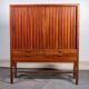Mahogany furniture attributed to Hans J. Wegner, Denmark, 1950s