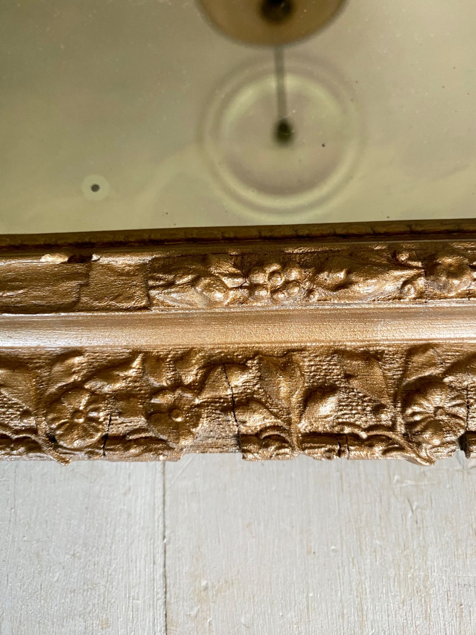 Ancien miroir doré début XXEME