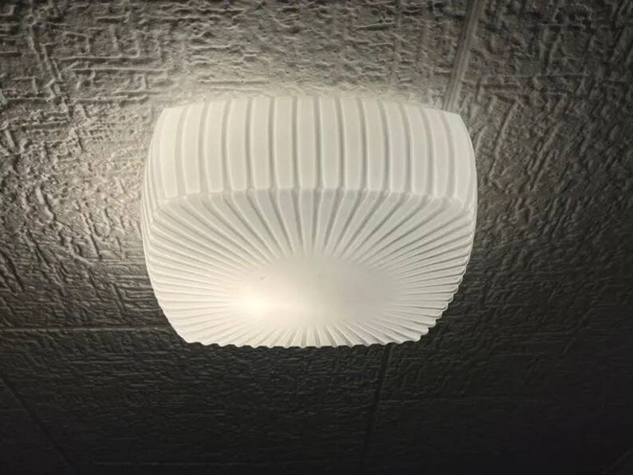 Lampe murale ou plafonnier midcentury, flushmount, années 1970