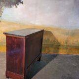 Petite commode époque Napoléon III en acajou
