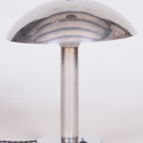 Silver Art Deco Table Lamp - 1930s Czechia