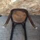 Old Chair Bistro Dark Curved Wood 70s Vintage