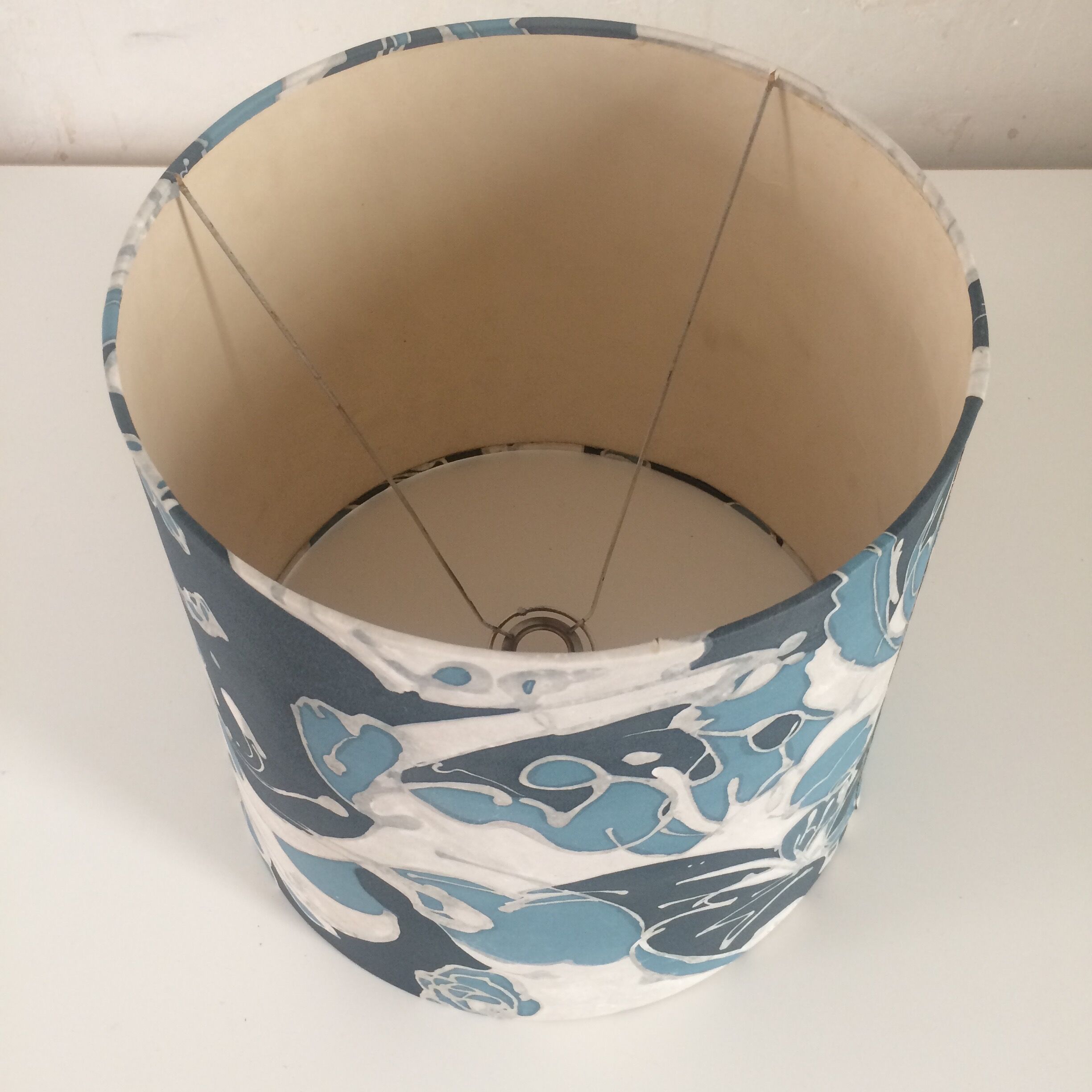 Vintage paper lampshade