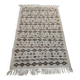 Certified hand-woven Berber patterned rug