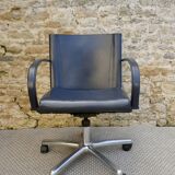 Office chair by Carlo Bartoli for Matteo Grassi in leather
