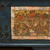 Painted Pine Chest, Eastern Europe – Late 19th Century