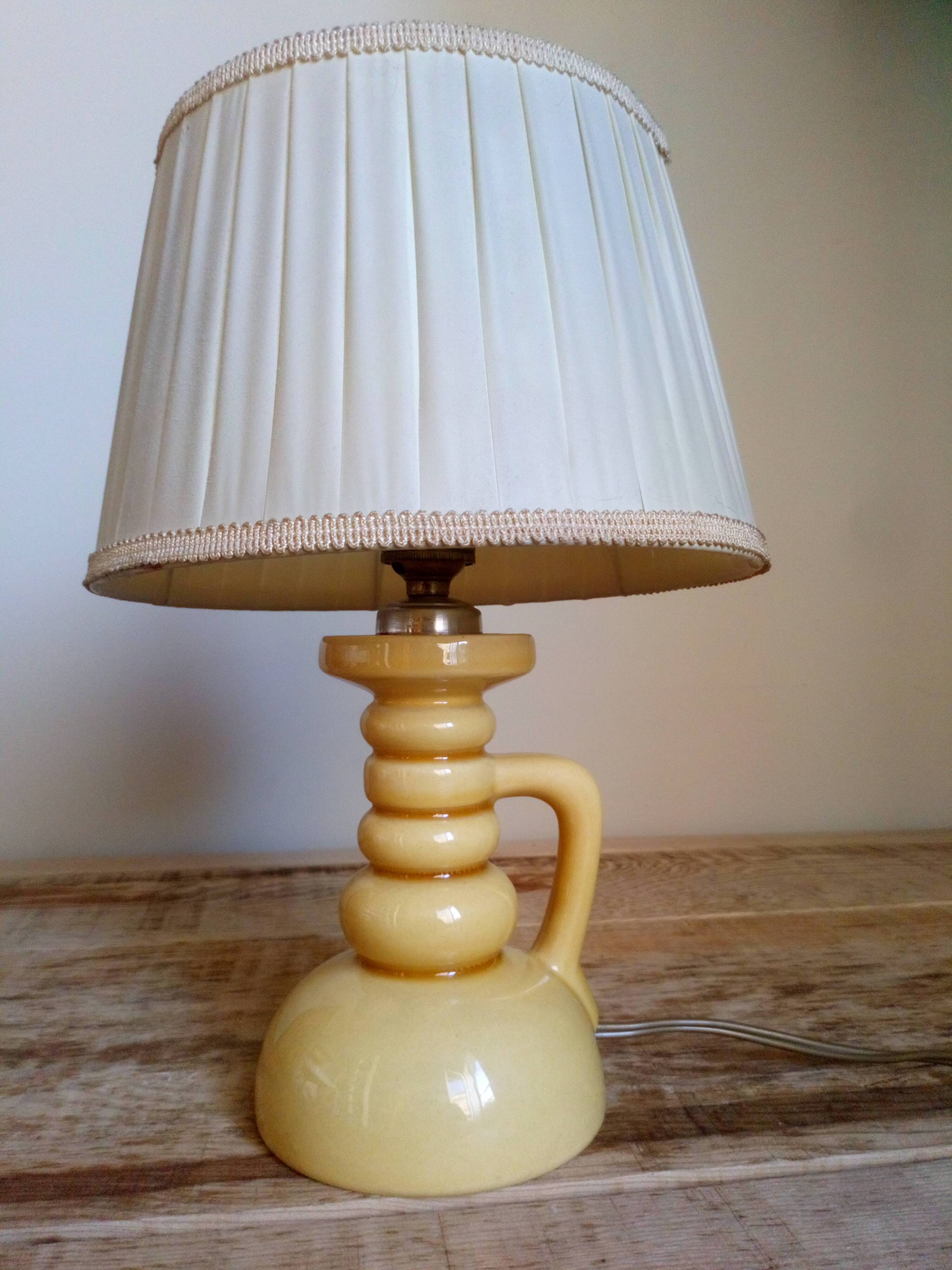 Vintage ceramic bedside lamp