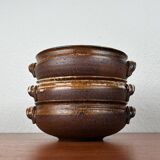 Vintage ceramic bowls from the Danish studio Aase & Leif Vange Keramik, set of 3.