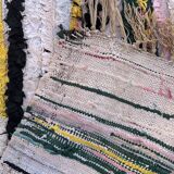 Moroccan carpet Boucherouite colored - 104 x 196 cm