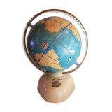 Globe Terrestre Mappemonde "Radio-Célard" Year 1955