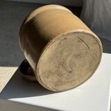 Large stoneware pot with handle H17.5