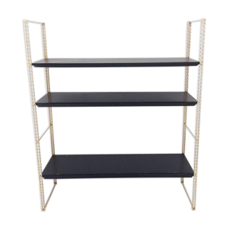 Vintage metal and brass string shelf 1960