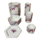 Set of five scandinavian design ceramics.