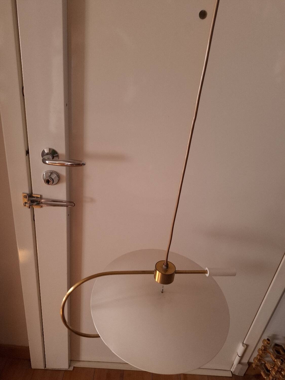 80'S pendant light house Lucien Gau