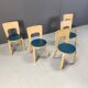 Model 66 dining chairs by Alvar Aalto for Artek, 1960s