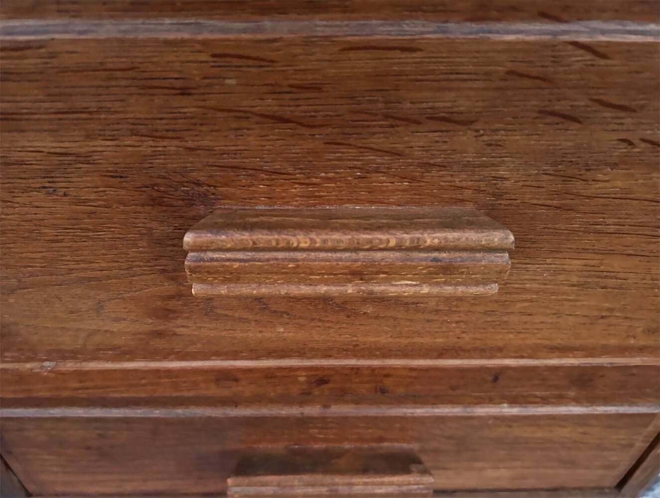 Bureau de notaire, meuble de métier, bois, vintage, début XXème.