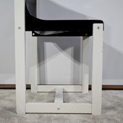 Pair of Lacquered Wooden chairs, signed P.Gautier -1960