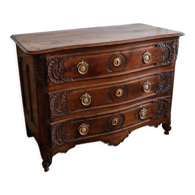Commode noyer époque Louis XV, vers 1760