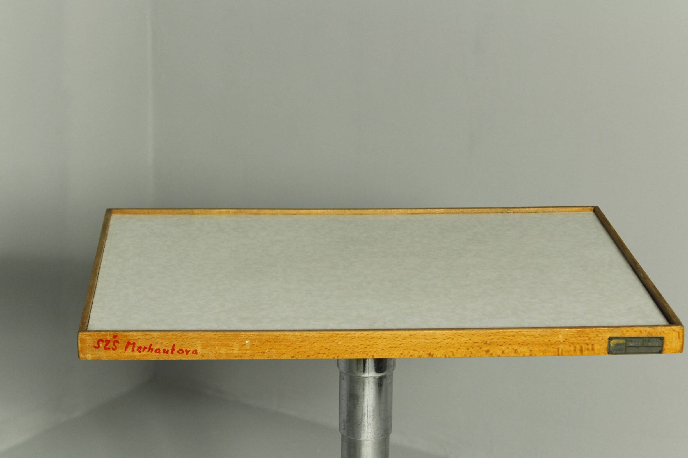Cast Iron Telescope Laboratory Table, 1970s