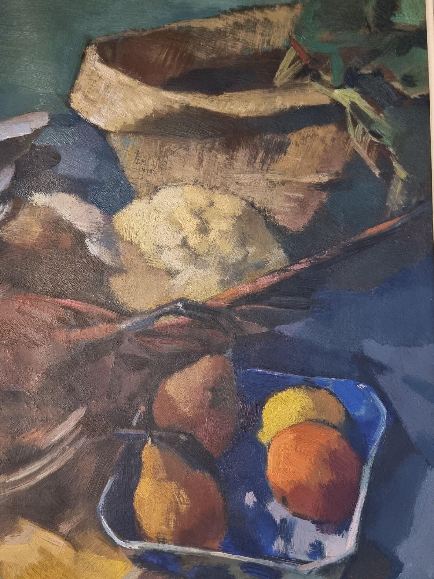 Still life in oil