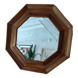 Beveled octagonal mirror