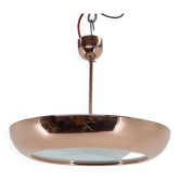 1930s Bauhaus / Functionalist Copper Chandelier UFO by Josef Hurka, 4 items available