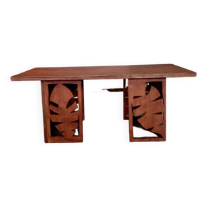 Table basse feuille bois